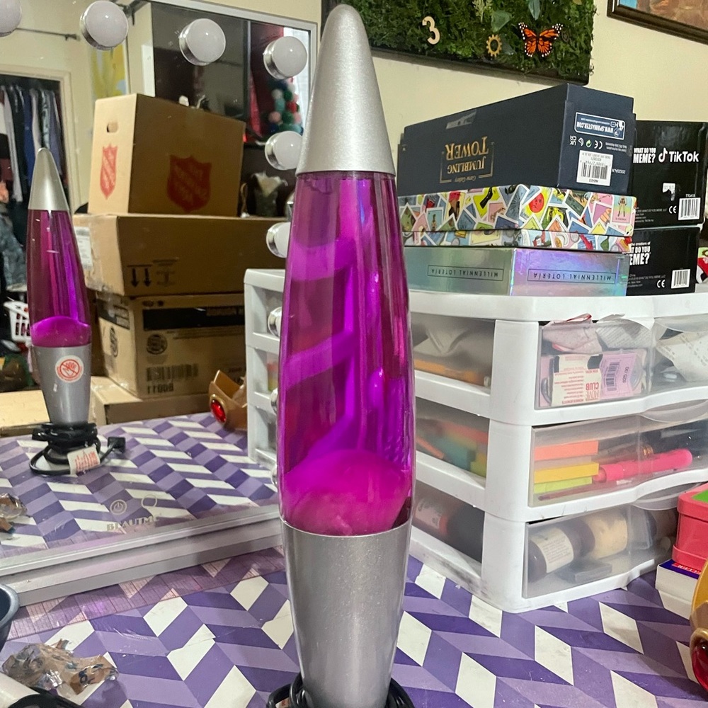 Purple lava lamp